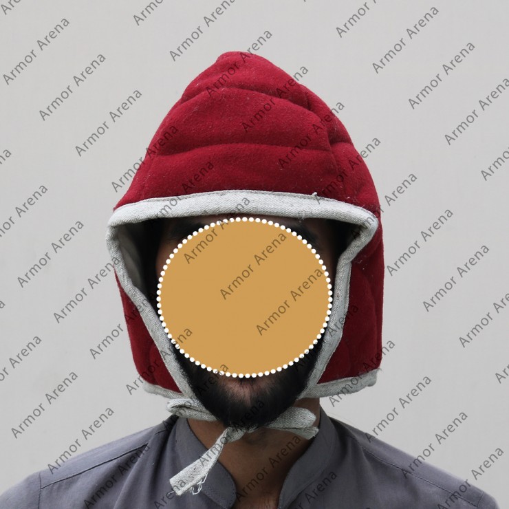 Medieval Padded Cap in Wool Medieval Padded Cap in Wool