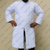 Front Closed Long Sleeves Gambeson with Straight Bottom and Neck Closing with Laces