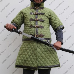 Medieval Gambeson With Decorative Trim