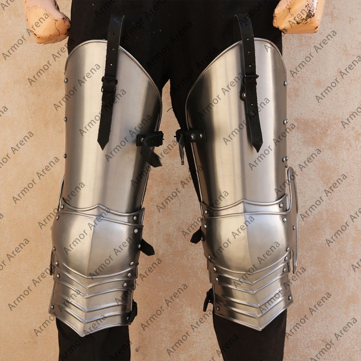 Medieval Knight Half Leg Armor