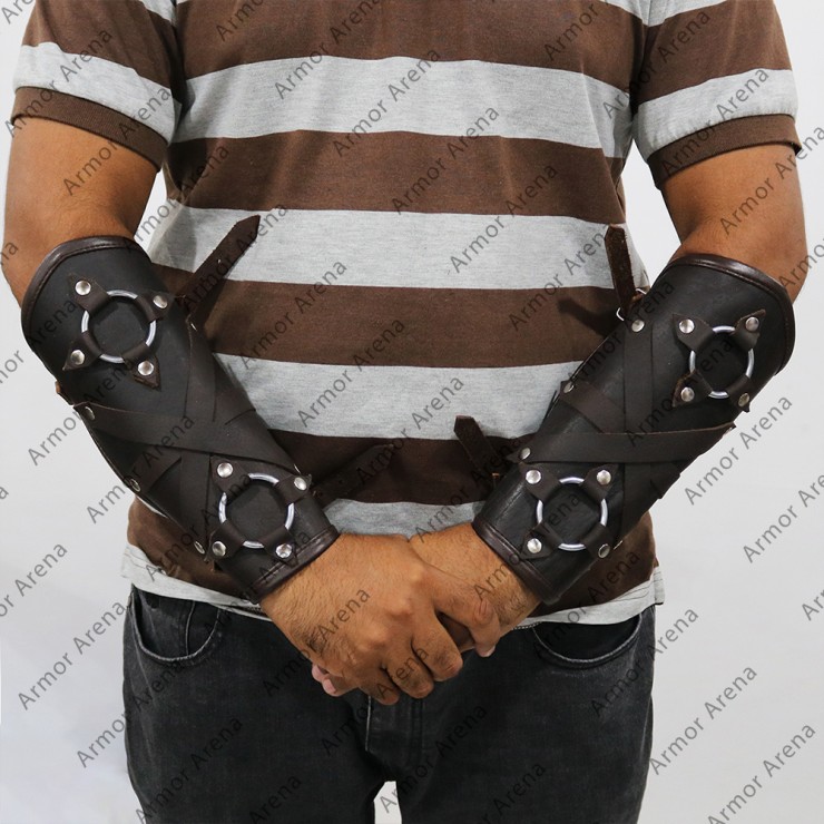 Berserker Leather Bracers