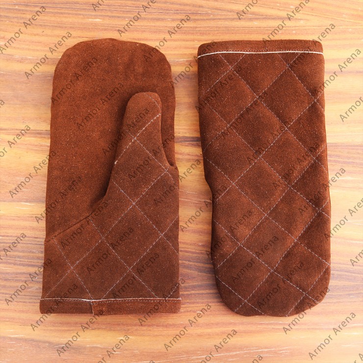 Medieval Suede Mittens Medieval Suede Mittens
