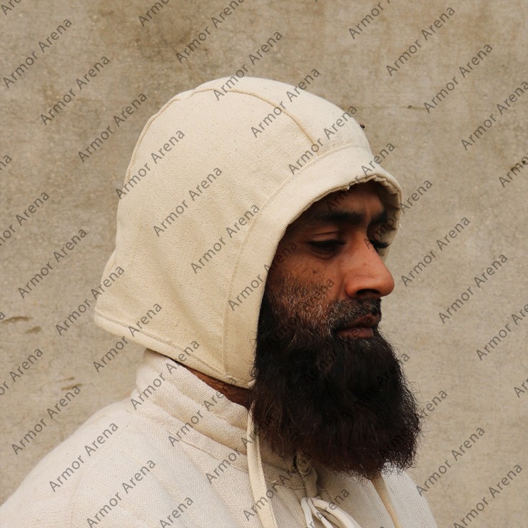 Lothar Padded Arming Linen Cap Version 1 Lothar Padded Arming Linen Cap Version 1