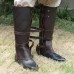 Giotto Leather Greaves