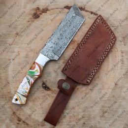 Fixed Blade Damascus Knife