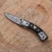 Folding Damascus Knife