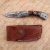Folding Damascus Knife