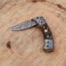 Folding Damascus Knife