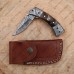 Folding Damascus Knife