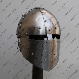 Fluted Norman Helmet