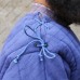 Front Closed Long Sleeves Gambeson with Straight Bottom and Neck Closing with Laces