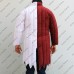 Medieval Gambeson in Two Colors with Long Sleeves and Pointed Bottom