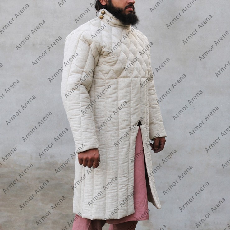 Rhombus Linen Gambeson Maciejowski Bible