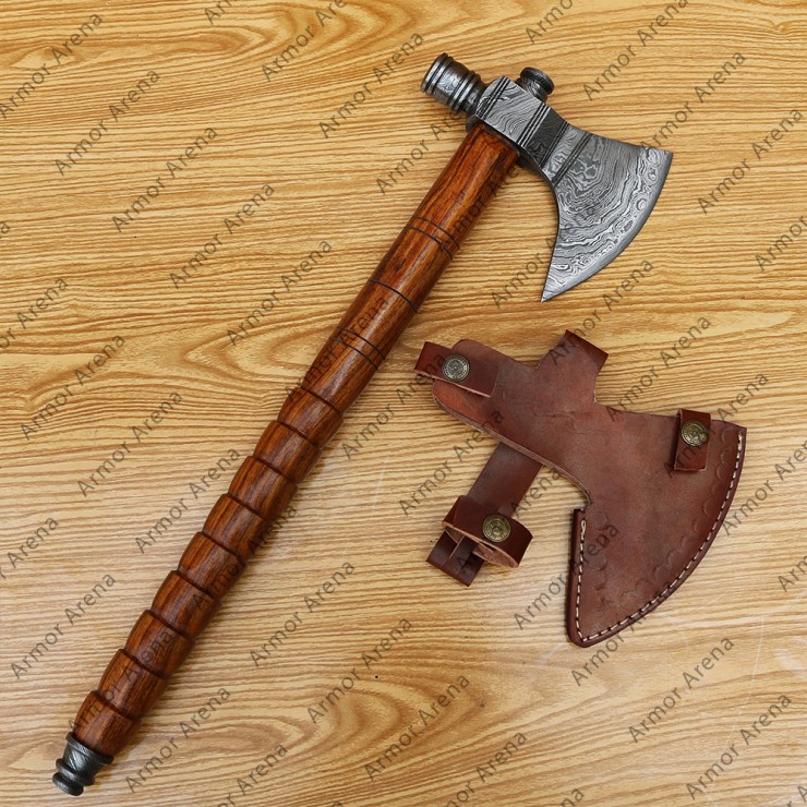 Hand Made Damascus Steel Axe