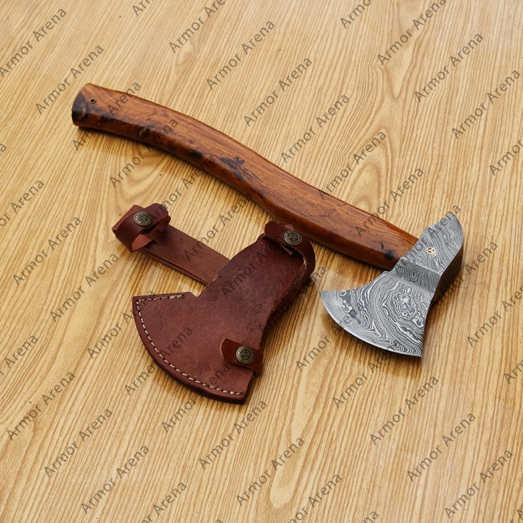 Hand Made Damascus Steel Axe