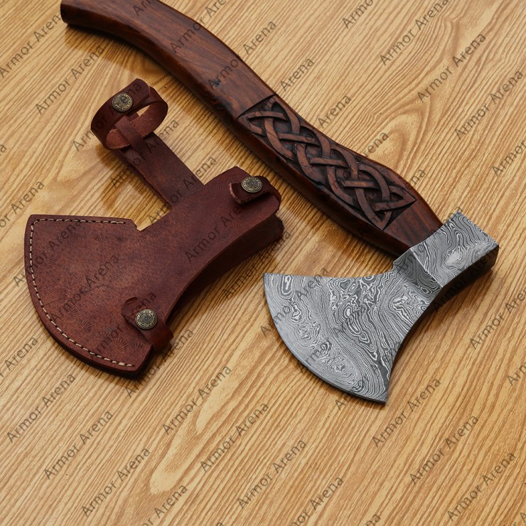 Hand Made Damascus Steel Axe Hand Made Damascus Steel Axe
