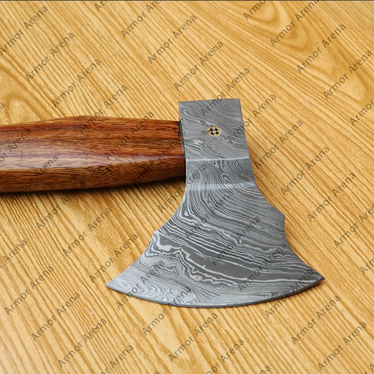 Hand Made Damascus Steel Axe