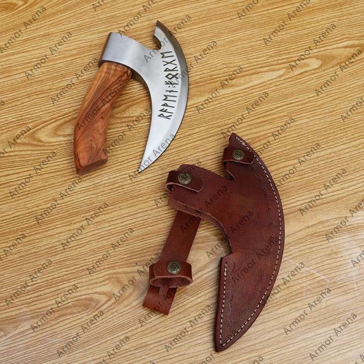 Hand Made Damascus Steel Axe