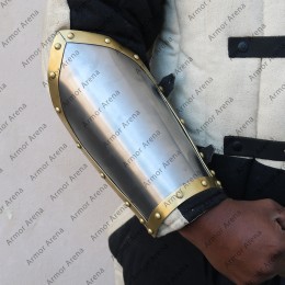 Bracers with Brass Edge