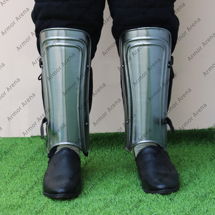 Fighting Steel Greaves
