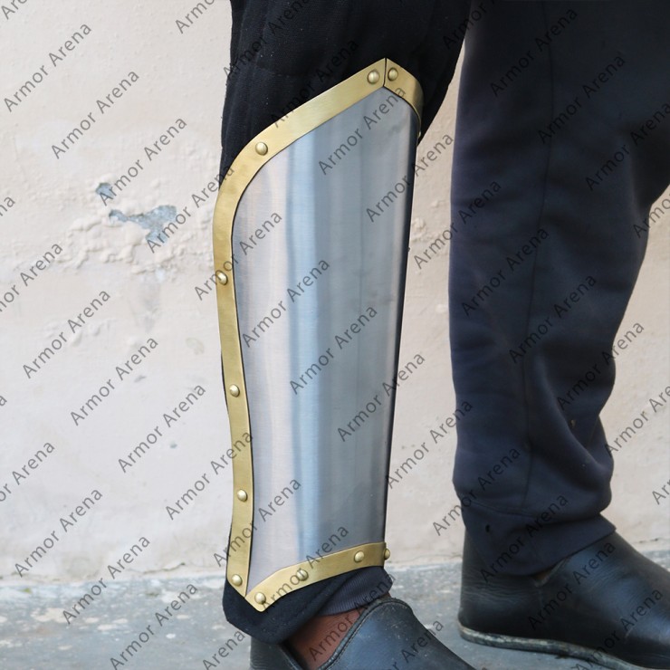 Greave with Brass Edge