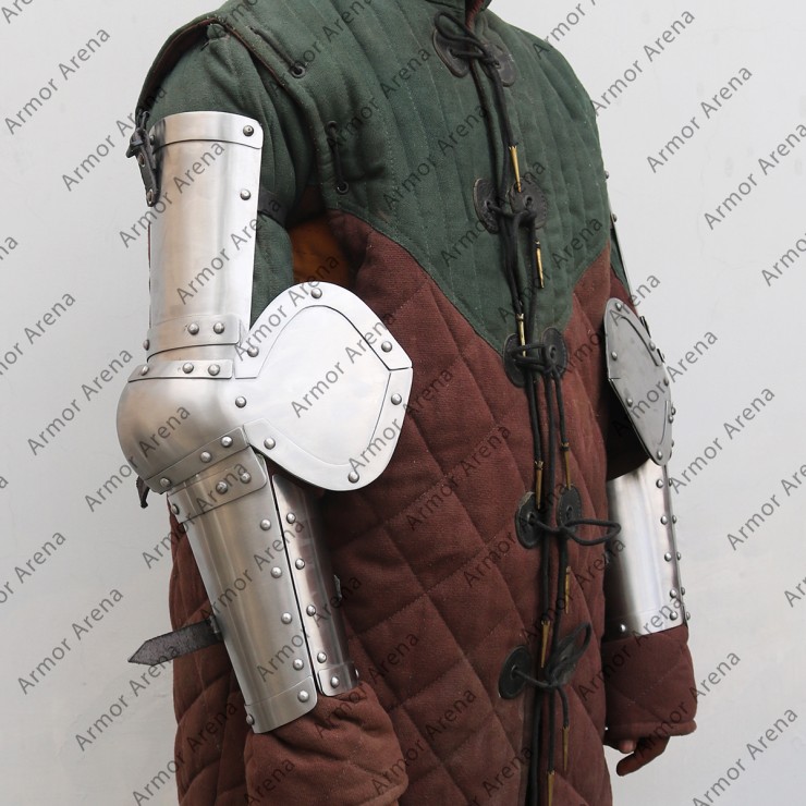 Knight Plate Arms Of 14th Century