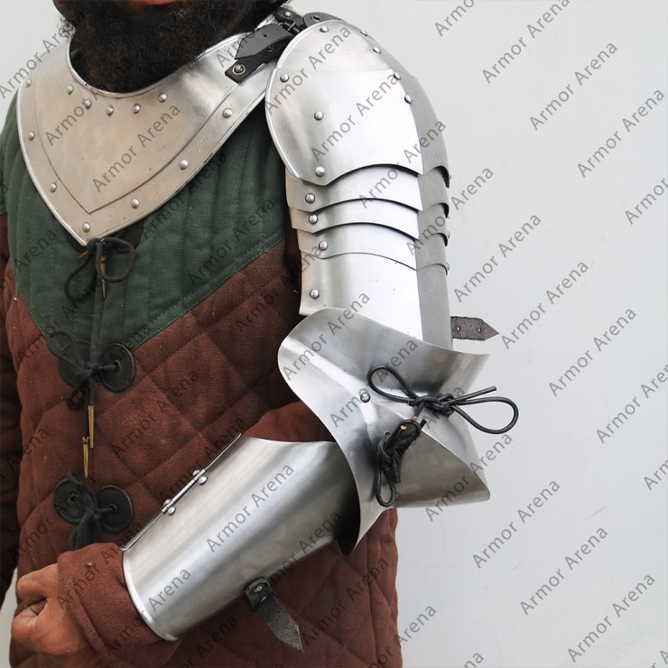 German Style Point Tied Arm Armor 1460-1500