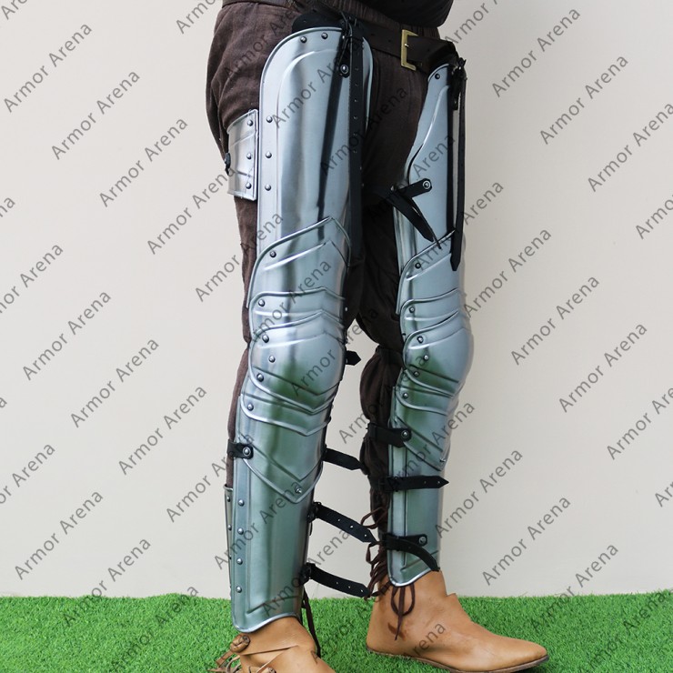 Knight Leg Guard with Backplate
