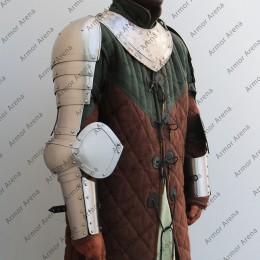 Knight Plate Arms And Shoulders Of 14th Century