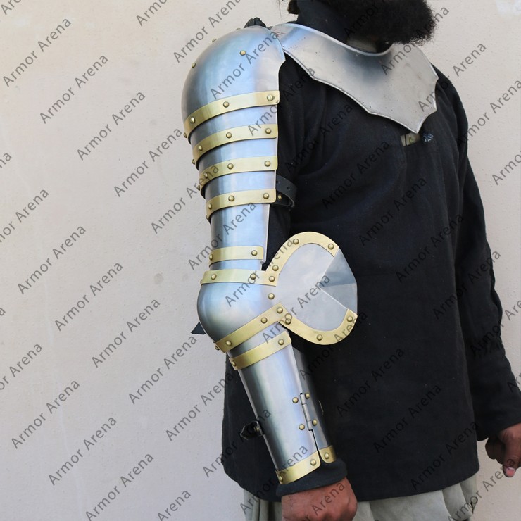 Knight Plate Arms and Shoulders Of 14th Century