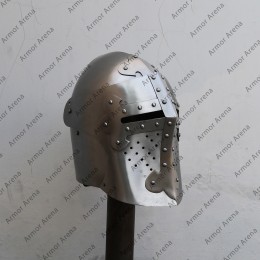 Medieval European Sugarloaf Helmet