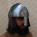 Viking Nasal Helmet with Leather Ear Guards